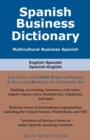 Spanish Business Dictionary : Multicultural Business Spanish - eBook