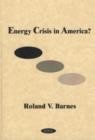 Energy Crisis in America? - Book