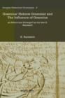 Gesenius' Hebrew Grammar and The Influence of Gesenius : as Edited and Enlarged by the late E. Kautzsch - Book