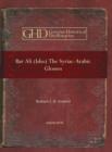 Bar Ali (Isho): The Syriac-Arabic Glosses - Book