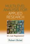 Multilevel Analysis for Applied Research : It's Just Regression! - Book