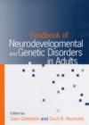 Handbook of Neurodevelopmental and Genetic Disorders in Adults - Book