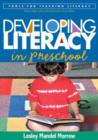 Developing Literacy in Preschool - Book