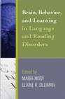 Brain, Behavior, and Learning in Language and Reading Disorders - Book