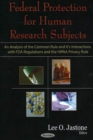 Federal Protection for Human Research Subjects : An Analysis of the Common Rule & it's Interactions with FDA Regulations & the HIPAA Privacy Rule - Book