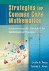 Strategies for Common Core Mathematics : Implementing the Standards for Mathematical Practice, K-5 - Book