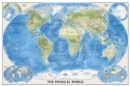 The Physical World, Poster Size, Laminated : Wall Maps World - Book