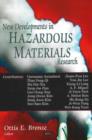 New Developments in Hazardous Materials Research - Book