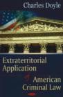 Extraterritorial Application of American Criminal Law - Book