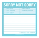 Sorry Not Sorry Sticky Note - Book