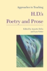 Approaches to Teaching H.D.'s Poetry and Prose - Book