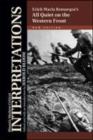 All Quiet on the Western Front - Erich Maria Remarque - Book