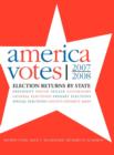 America Votes 28 : 2007-2008, Election Returns by State - Book