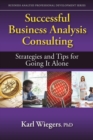 Successful Business Analysis Consulting : Strategies and Tips for Going It Alone - Book