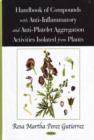 Handbook of Compounds with Anti-Inflammatory & Anti-Platelet Aggregation Activities Isolated from Plants - Book