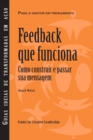 Feedback That Works: How to Build and Deliver Your Message, First Edition (Brazilian Portuguese) - eBook