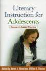 Literacy Instruction for Adolescents : Research-Based Practice - Book