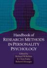 Handbook of Research Methods in Personality Psychology - Book