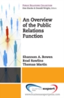 An Overview of the Public Relations Function - Book