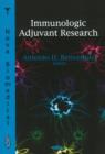 Immunologic Adjuvant Research - Book