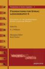 Foundations for Syriac Lexicography II : Colloquia of the International Syriac Language Project - Book