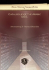 Catalogue of the Arabic MSS. : In the monastery of St. Catherine on Mount Sinai - Book