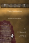 Daily Meditations : For Each Day of the Month - Book