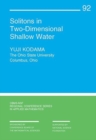 Solitons in Two-Dimensional Shallow Water - Book