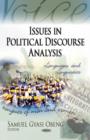 Issues in Political Discourse Analysis - Book