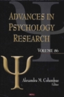 Advances in Psychology Research : Volume 86 - Book