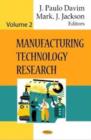 Manufacturing Technology Research : Volume 2 - Book