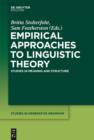 Empirical Approaches to Linguistic Theory : Studies in Meaning and Structure - eBook