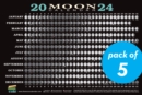 2024 Moon Calendar Card (5 pack) : Lunar Phases, Eclipses, and More! - Book