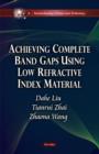 Achieving Complete Band Gaps Using Low Refractive Index Material - Book