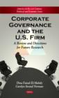 Corporate Governance & the Firm : A Review & Directions for Future Research - Book