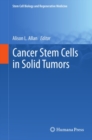 Cancer Stem Cells in Solid Tumors - eBook