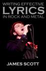 Writing Effective Lyrics in Rock and Metal - eBook