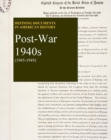 Post-War 1940s : Post-War 1940s - Book