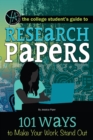 Research Papers : 101 Ways to Make Your Work Stand Out - eBook