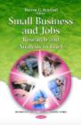 Small Business & Jobs : Research & Analysis in Brief - Book