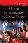Short Introduction to Social Theory - Book