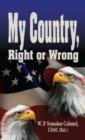 My Country, Right or Wrong - eBook