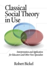 Classical Social Theory in Use - eBook