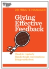 Giving Effective Feedback (HBR 20-Minute Manager Series) - eBook