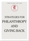 Strategies for Philanthropy and Giving Back - eBook