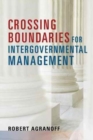 Crossing Boundaries for Intergovernmental Management - Book