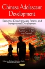 Chinese Adolescent Development : Economic Disadvantages, Parents and Intrapersonal Development - eBook