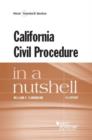 California Civil Procedure in a Nutshell - Book