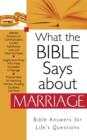 What the Bible Says about Marriage - eBook