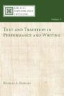 Text and Tradition in Performance and Writing - eBook